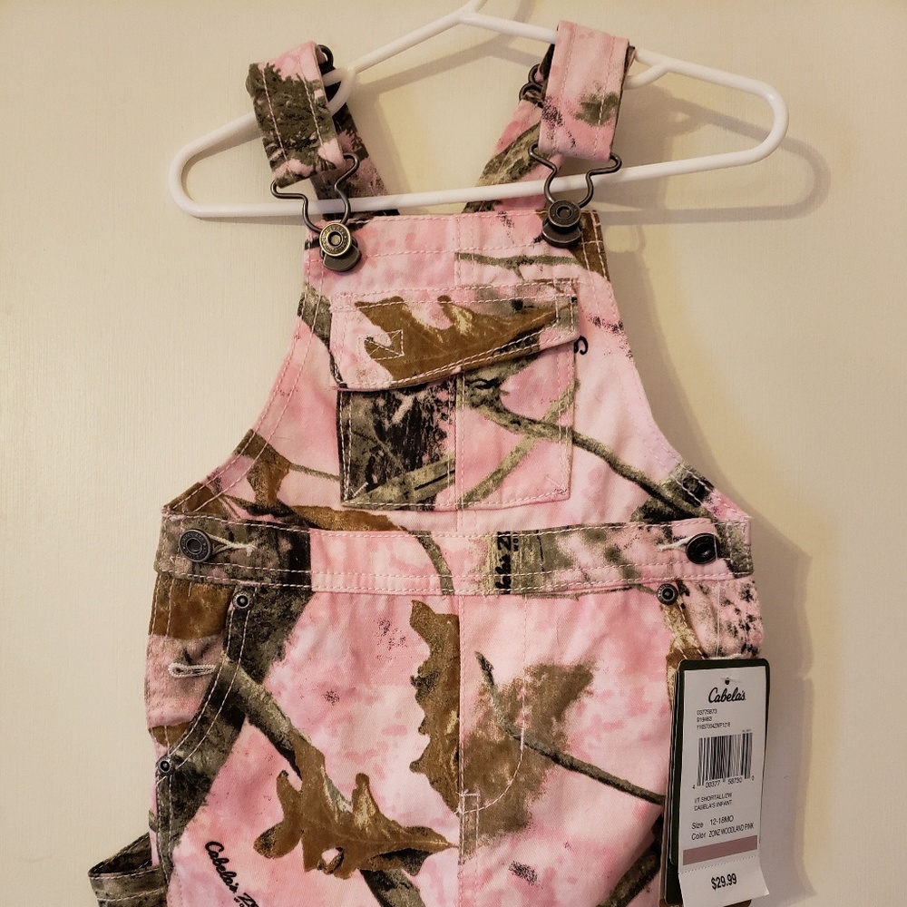 NWOT Cabela's Short Overalls